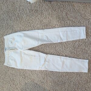 Just black white denim skinny